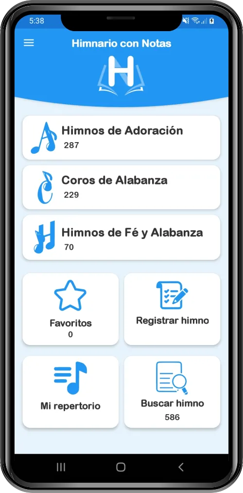 Himnario con Notas | Indus Appstore | Screenshot