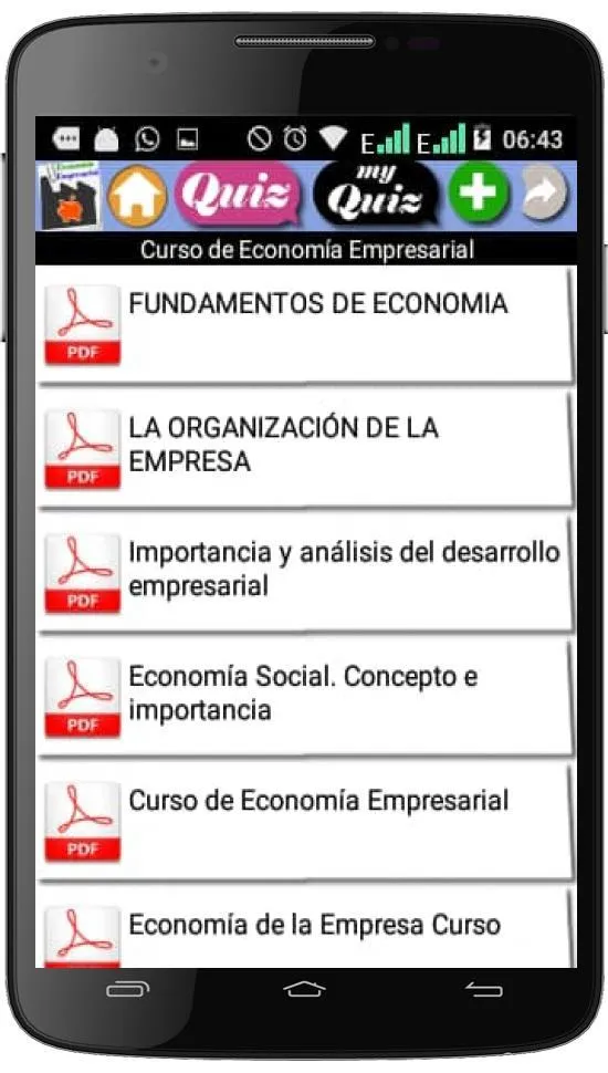 CURSO DE ECONOMÍA EMPRESARIAL | Indus Appstore | Screenshot