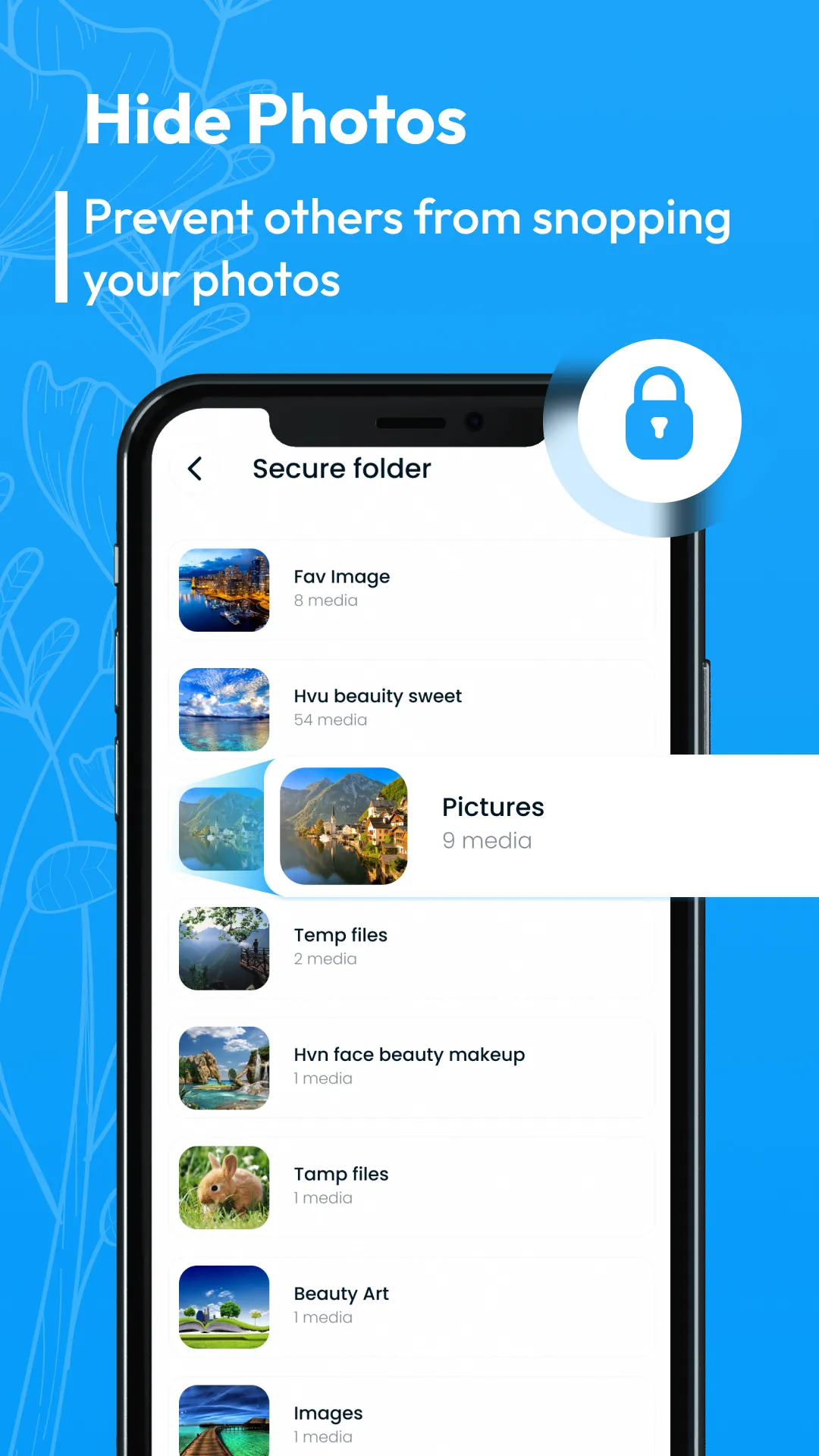 Secure Folder : Secure Vault | Indus Appstore | Screenshot