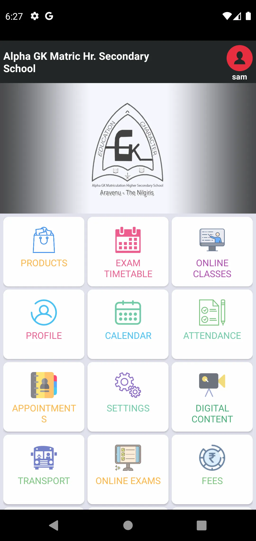 Alpha GK Matric Hr Sec School | Indus Appstore | Screenshot