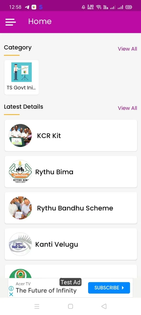 Telangana All Govt Schemes | Indus Appstore | Screenshot