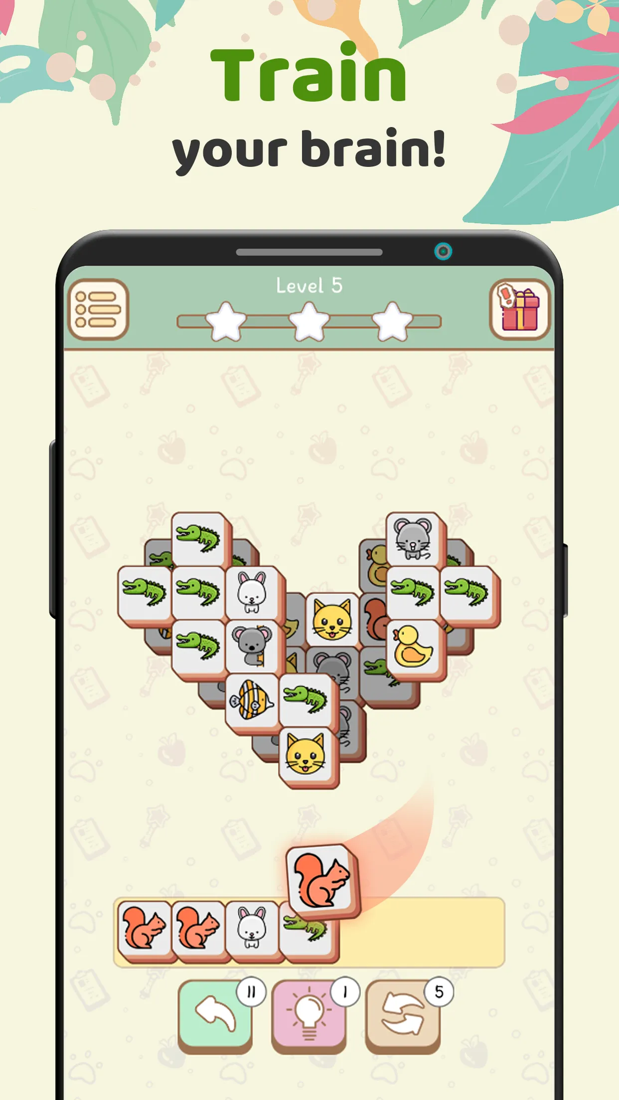 3 Tiles - Match Animal Puzzle | Indus Appstore | Screenshot