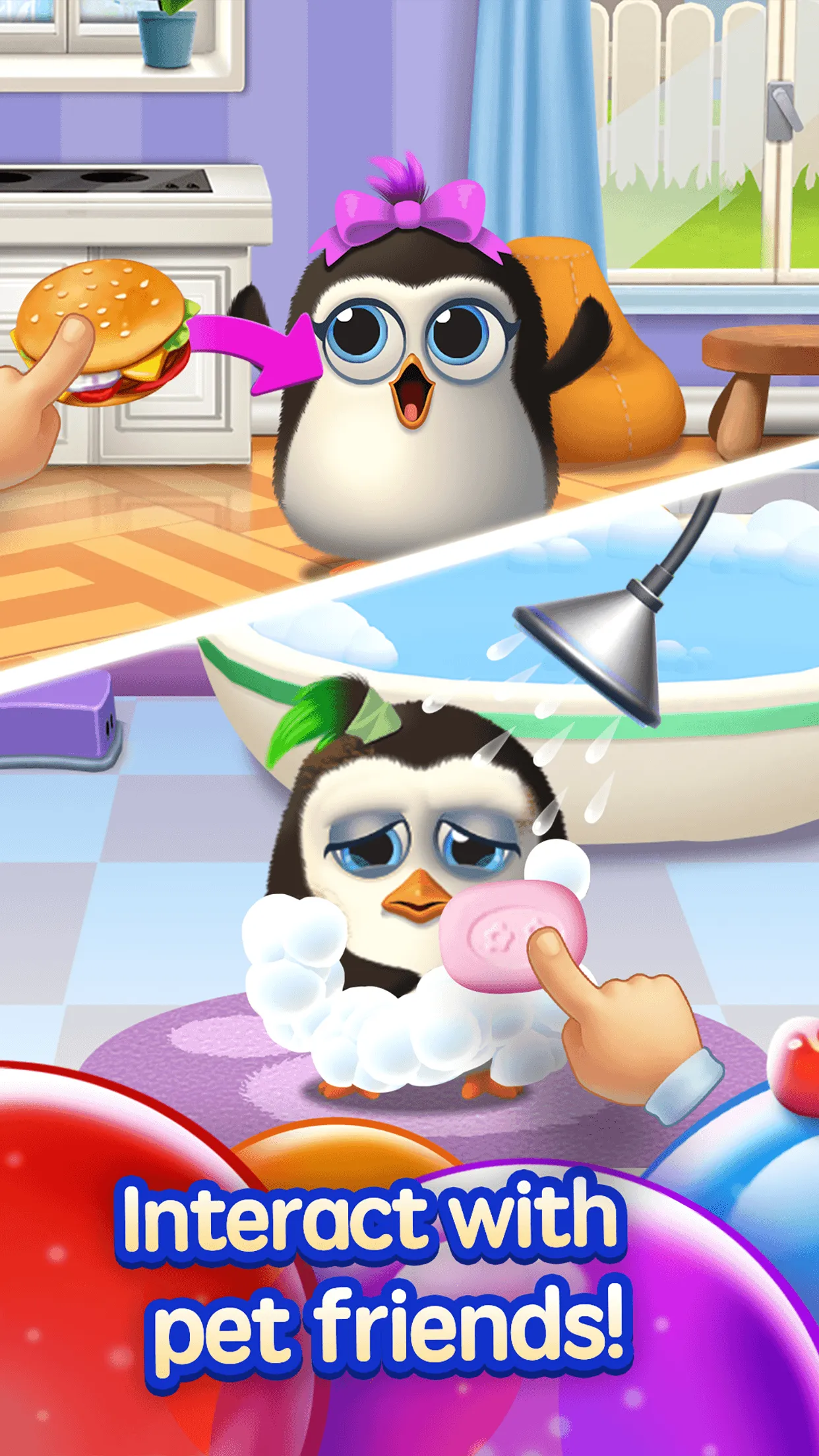 Bubble Penguin Friends | Indus Appstore | Screenshot