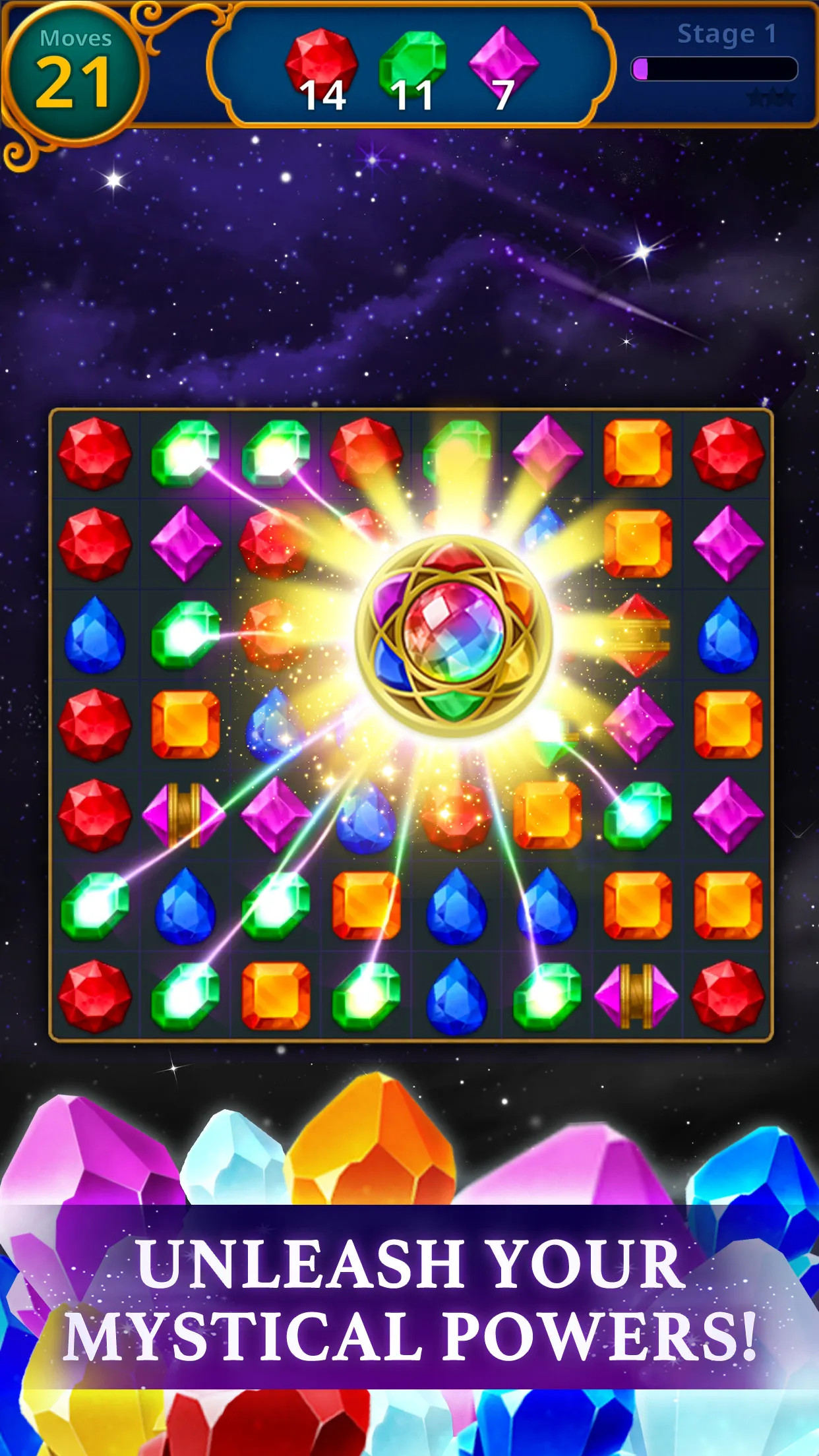 Jewels Magic: Mystery Match3 | Indus Appstore | Screenshot