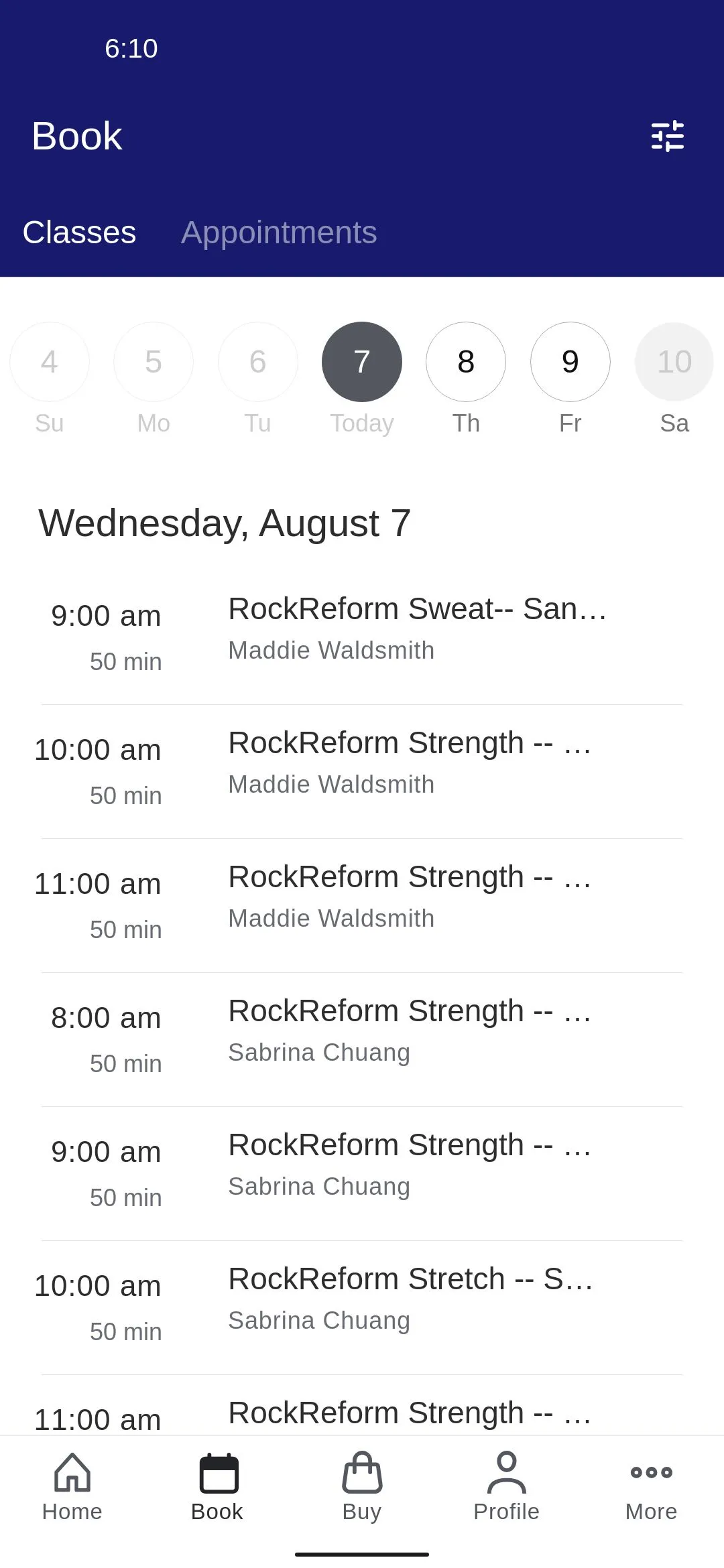 RockSalt Pilates | Indus Appstore | Screenshot