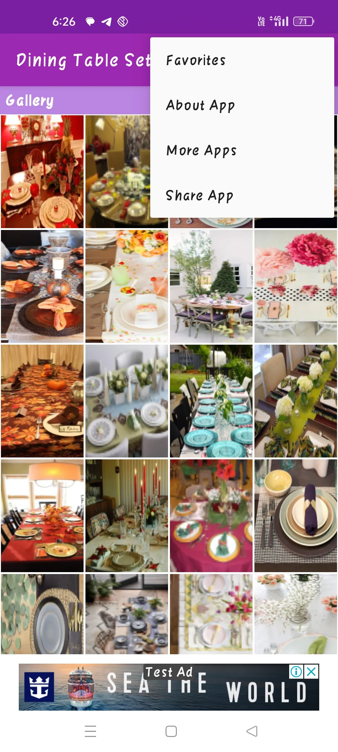 Dining Table Setting Gallery | Indus Appstore | Screenshot