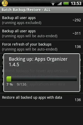 Titanium Backup (root needed) | Indus Appstore | Screenshot