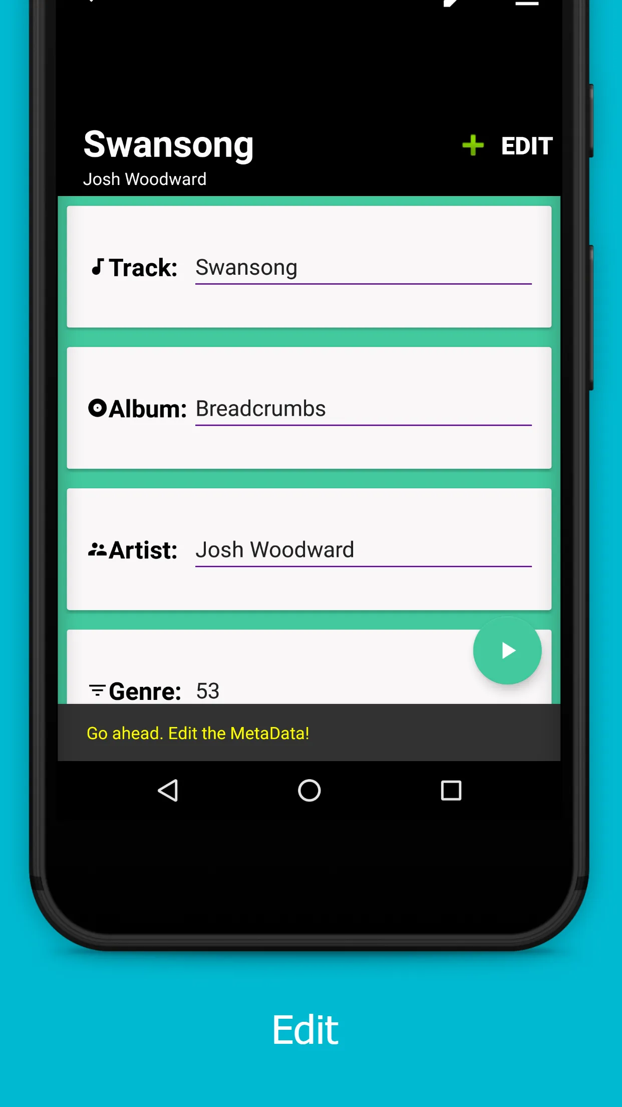 MusicID: MP3 Tag Editor | Indus Appstore | Screenshot