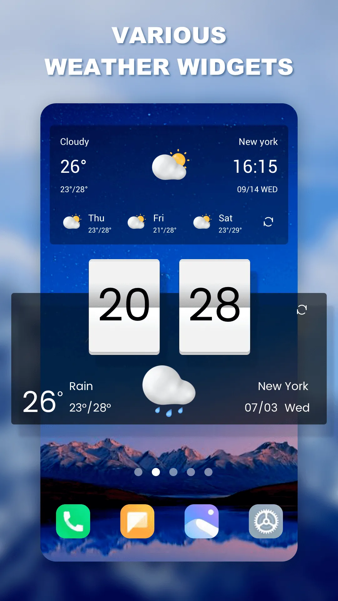 Weather app - Radar & Widget | Indus Appstore | Screenshot