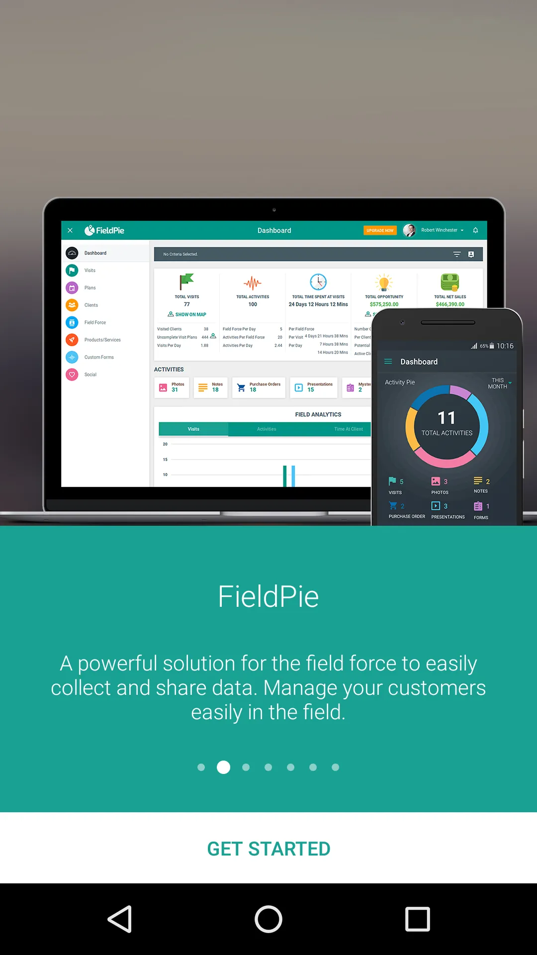 FieldPie | Indus Appstore | Screenshot