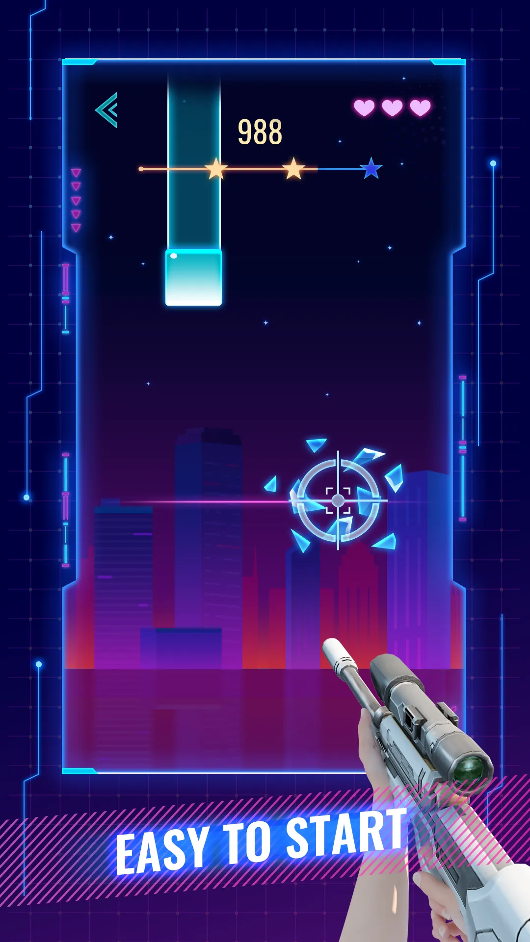 Rhythm Fire-EDM Shooting Game | Indus Appstore | Screenshot
