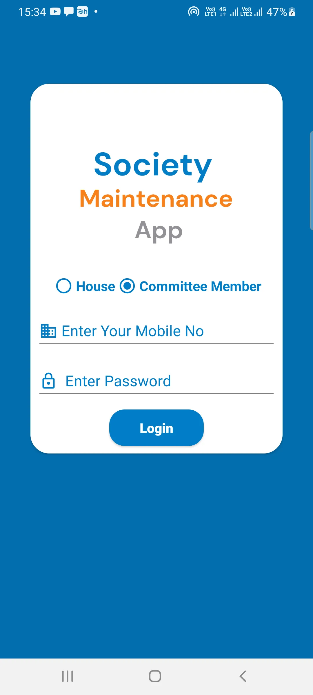 Society Maintenance | Indus Appstore | Screenshot