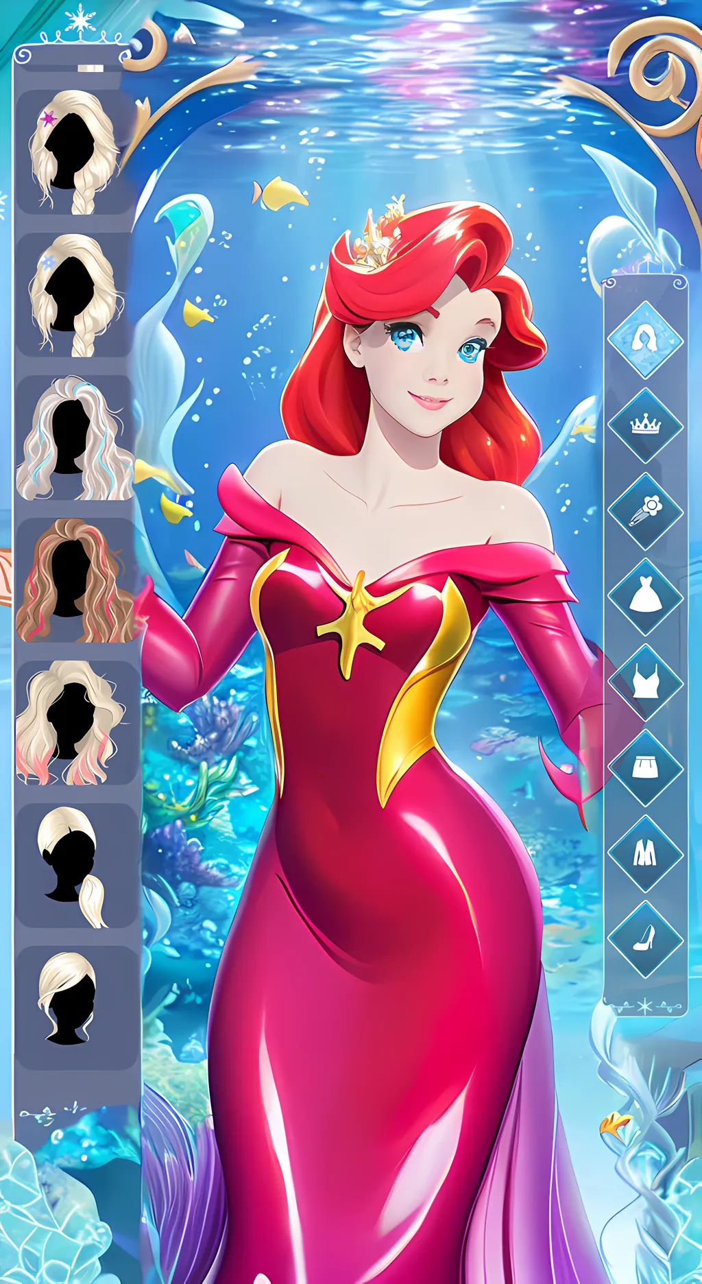 Undersea Princess Style Model | Indus Appstore | Screenshot