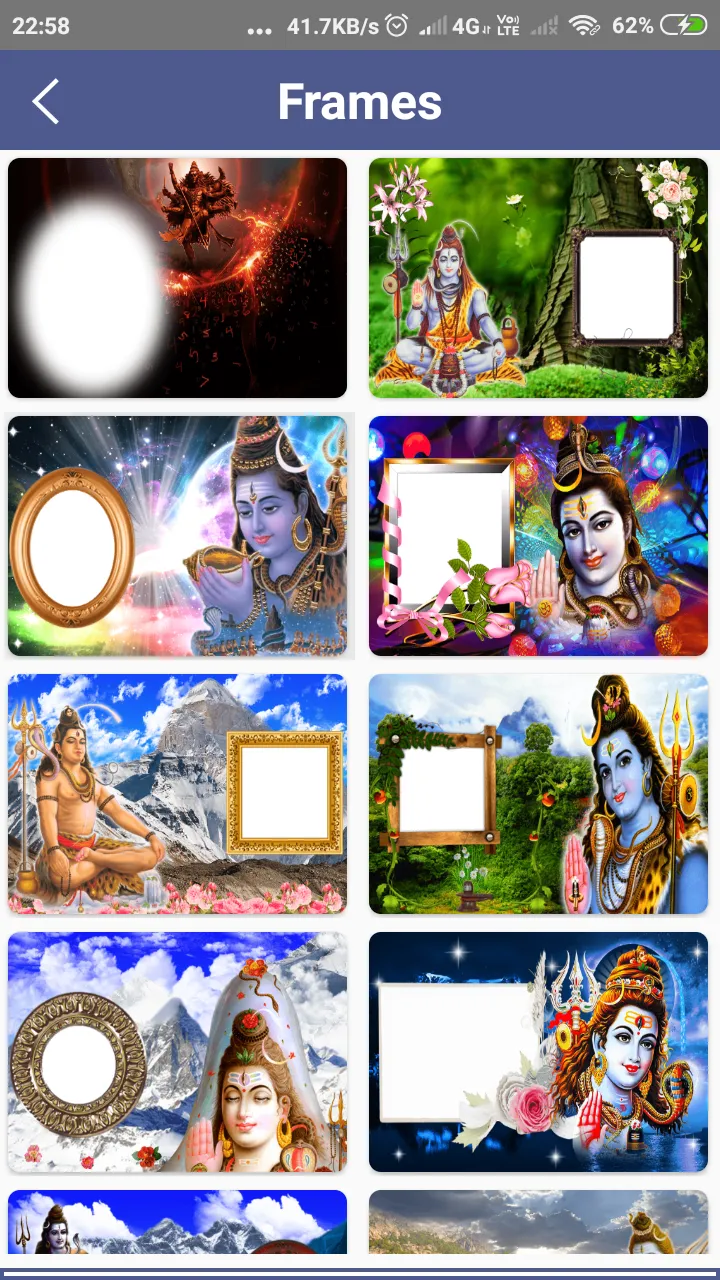 Mahadev Photo Frame | Indus Appstore | Screenshot