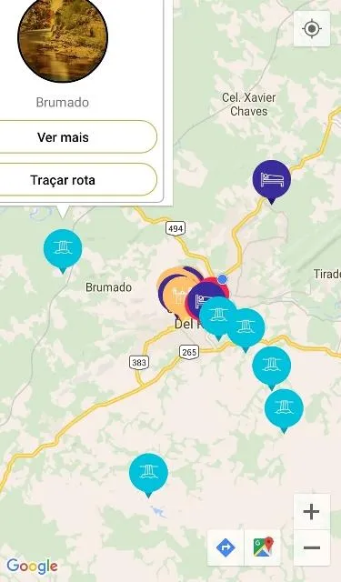 Cachoeiras Estrada Real | Indus Appstore | Screenshot