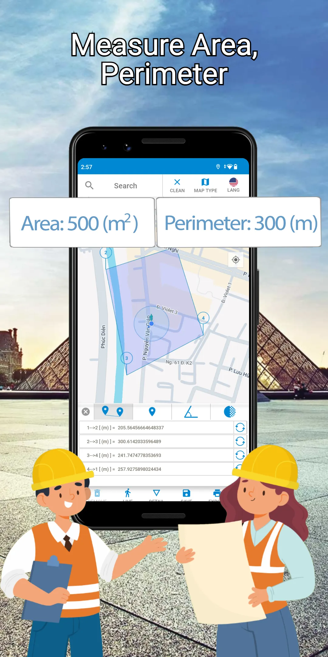 Area Calculator For Land | Indus Appstore | Screenshot