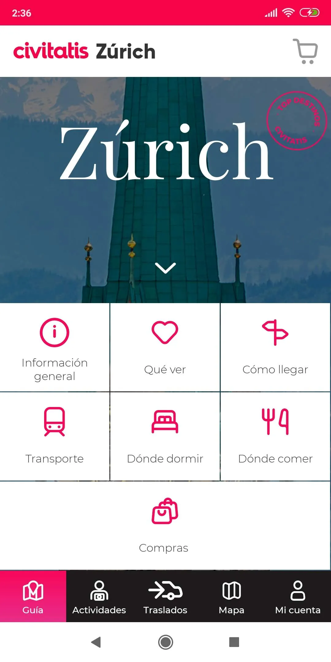 Guía de Zúrich por Civitatis | Indus Appstore | Screenshot