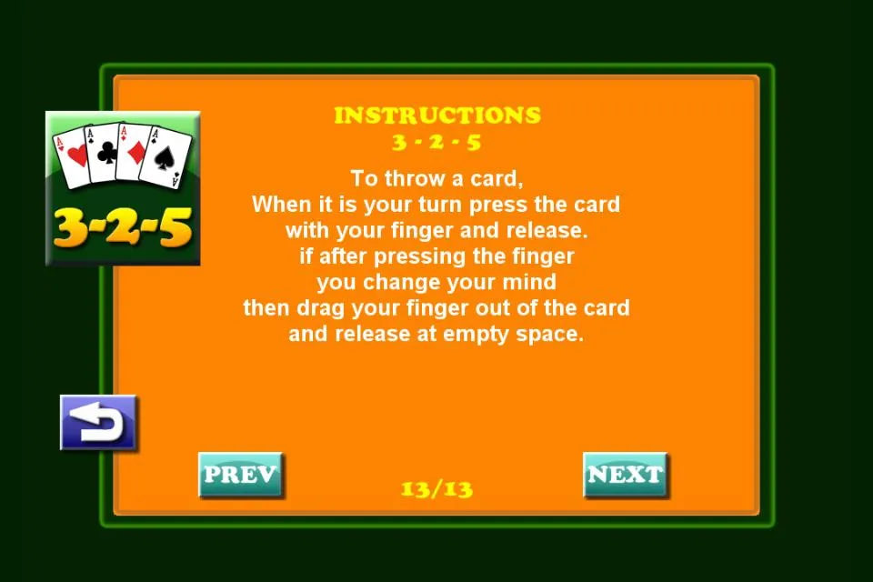 3 2 5 card game | Indus Appstore | Screenshot