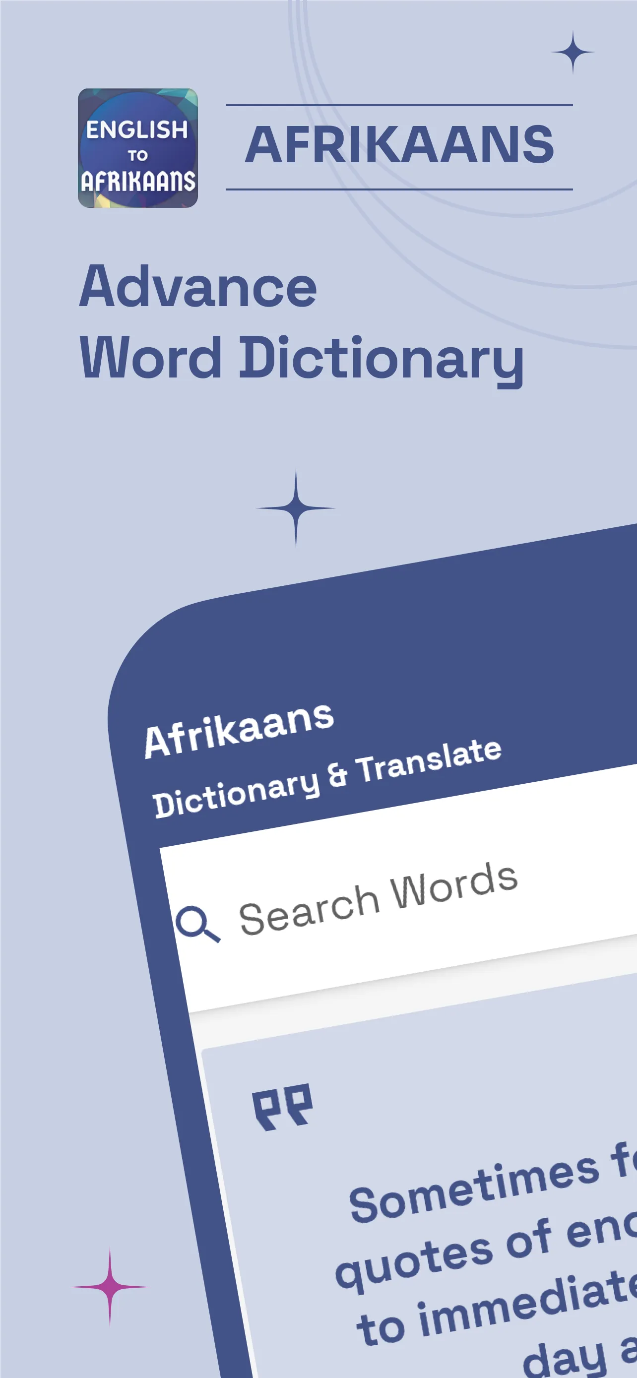 English to Afrikaan Translator | Indus Appstore | Screenshot