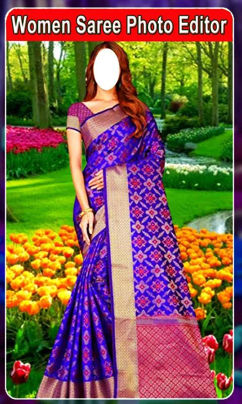 Women Saree Photo Suit  girls | Indus Appstore | Screenshot