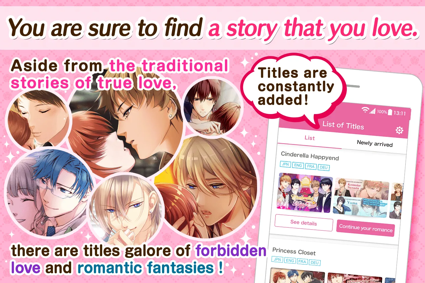 Love stories & Otome Games L.O | Indus Appstore | Screenshot