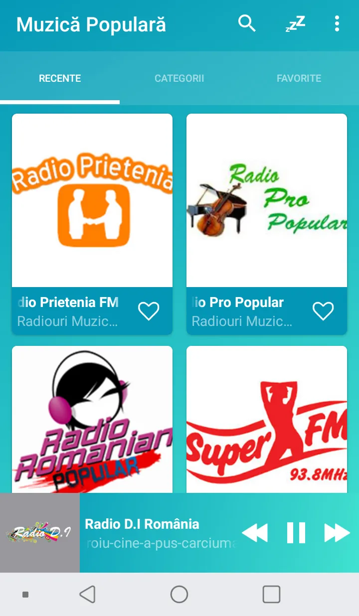 Radiouri de muzică populară | Indus Appstore | Screenshot