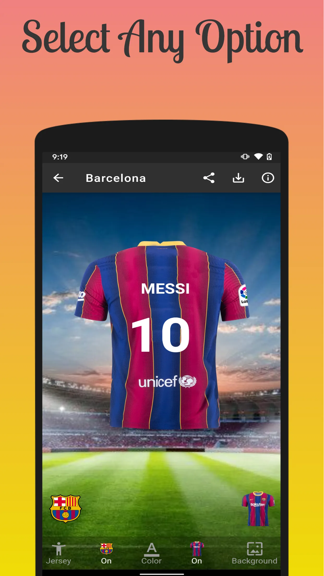 Football Jersey Maker | Indus Appstore | Screenshot