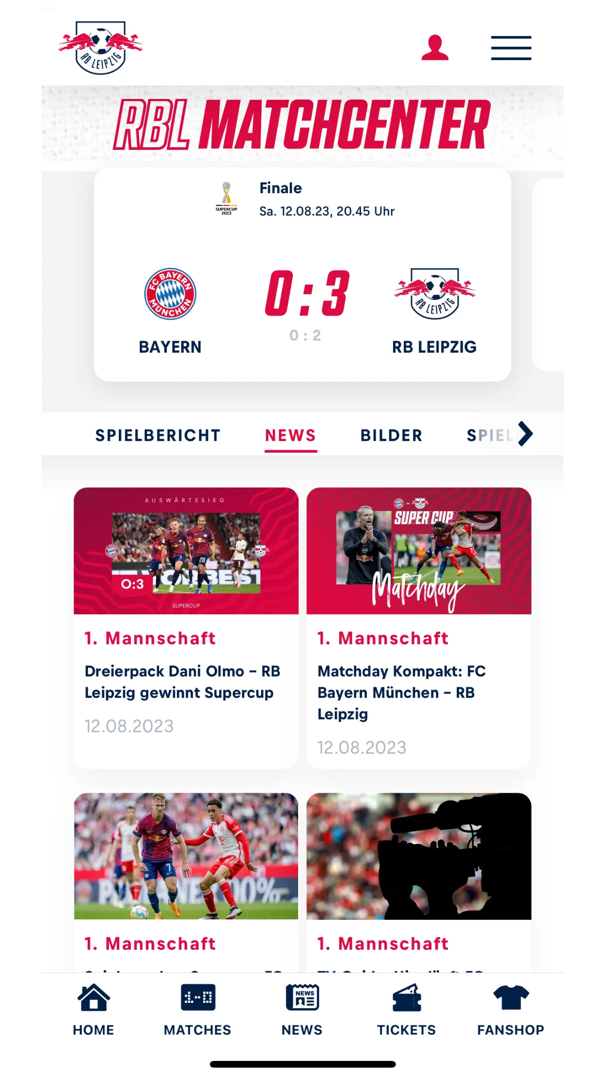 RB Leipzig | Indus Appstore | Screenshot