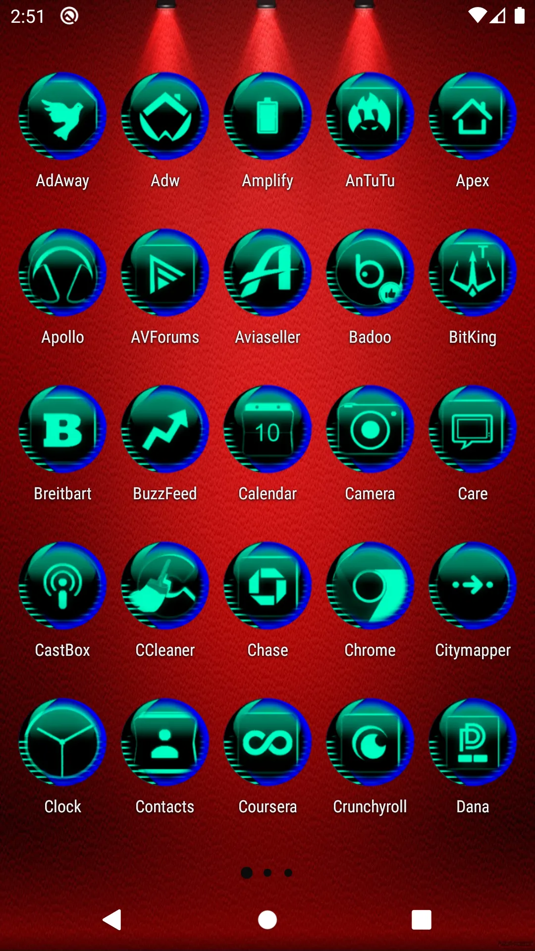 Teal Icon Pack Style 7 | Indus Appstore | Screenshot