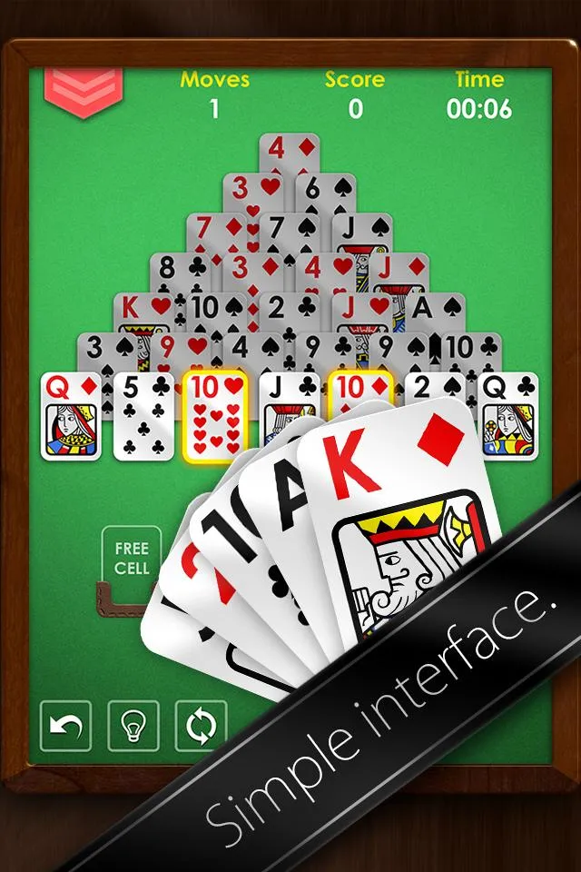 Pyramid Solitaire Premium Card | Indus Appstore | Screenshot