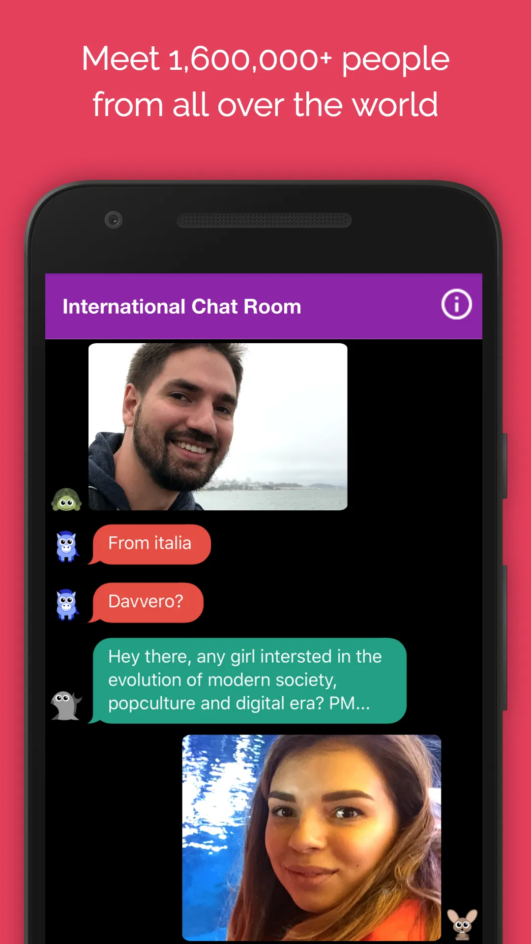 Anonymous Chat Rooms, Dating | Indus Appstore | Screenshot