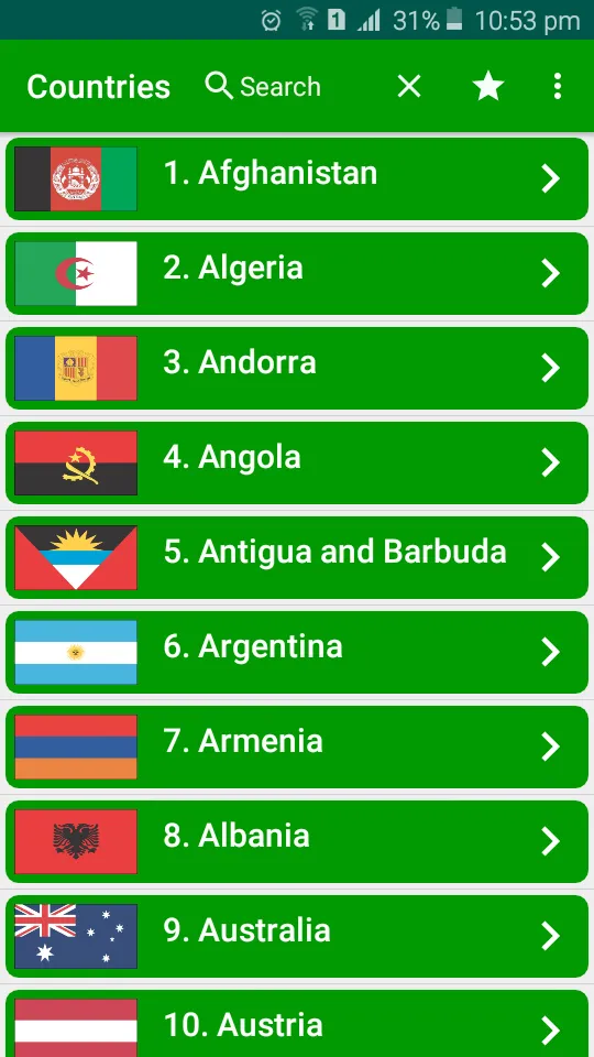 World All Countries Knowledges | Indus Appstore | Screenshot