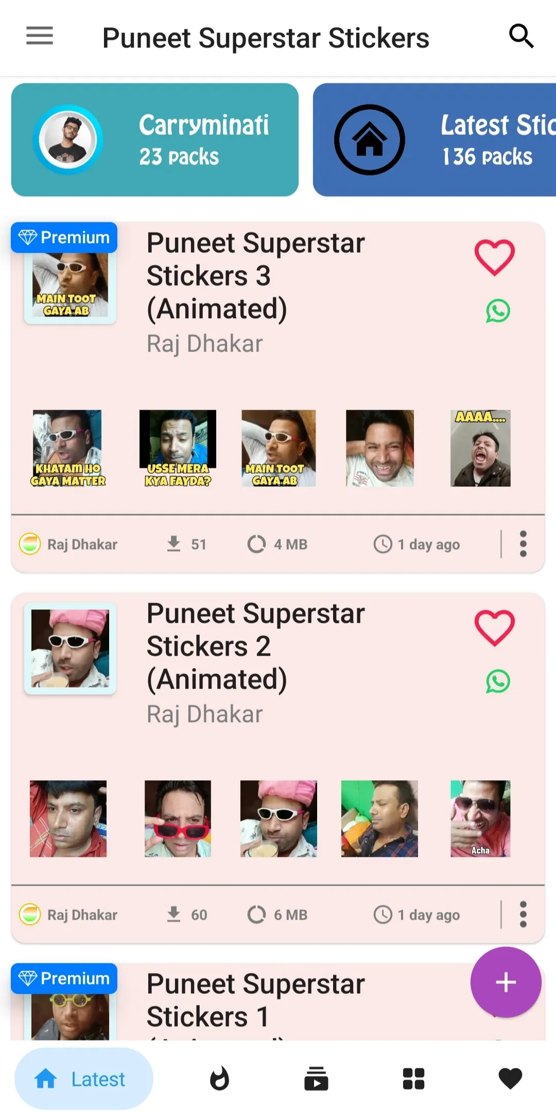 Puneet Superstar Stickers | Indus Appstore | Screenshot