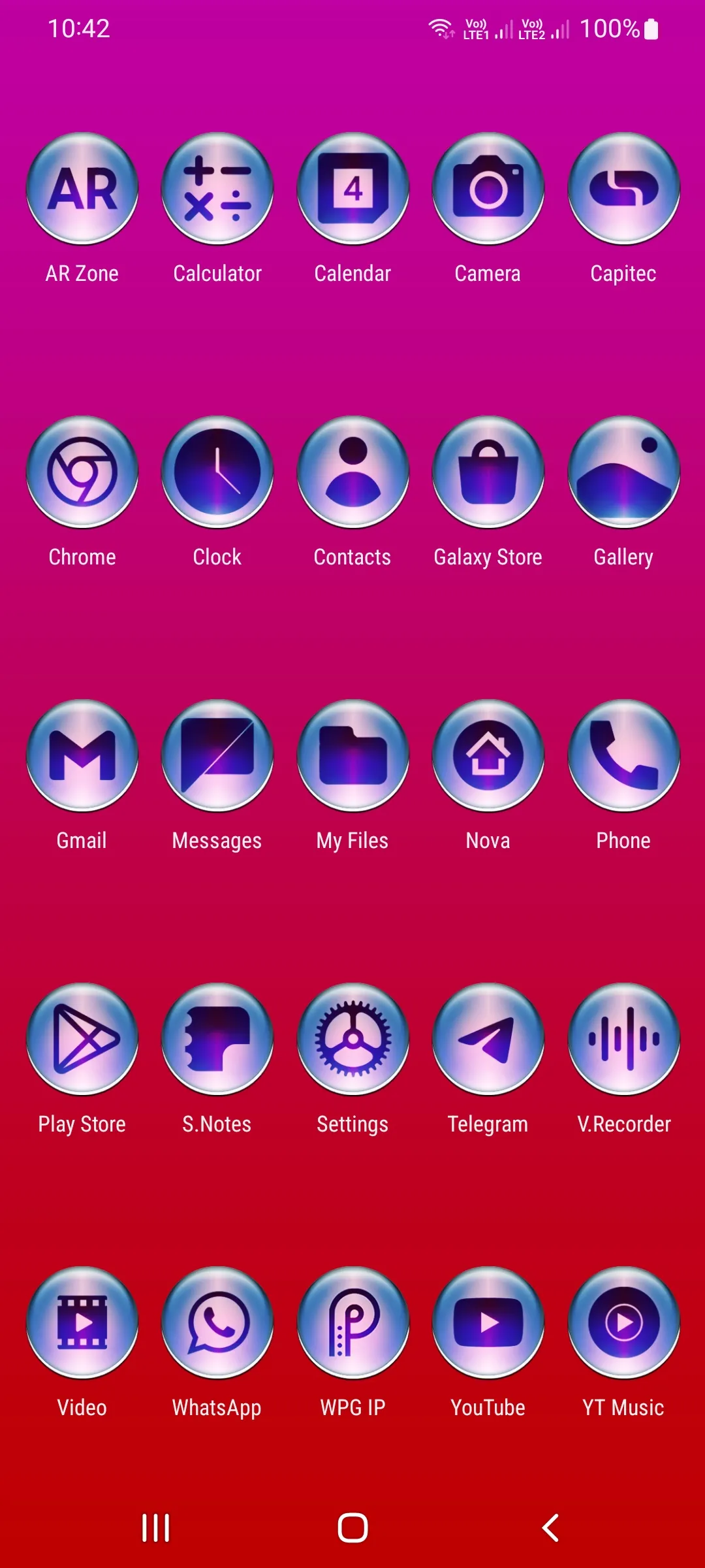 White Pixl Glass Icon Pack | Indus Appstore | Screenshot