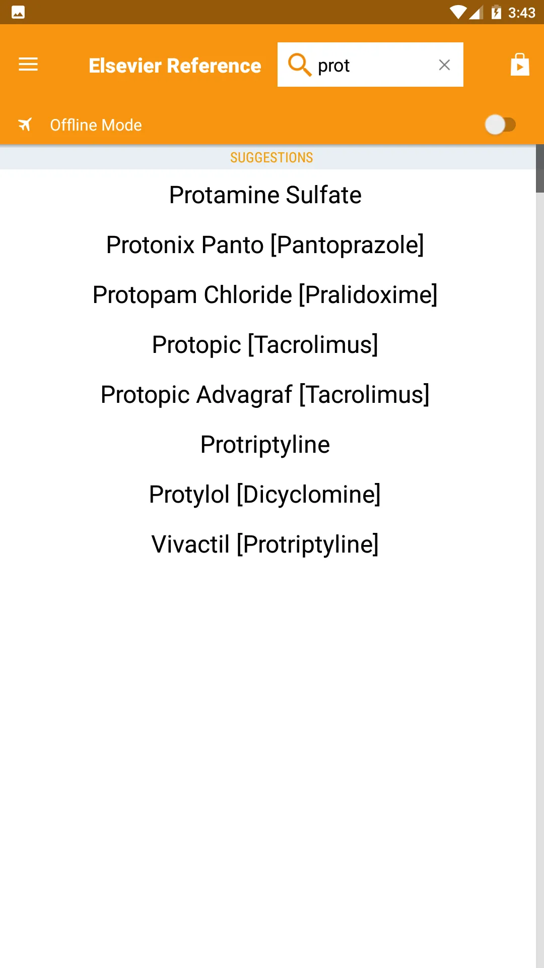 Mosby's Drug Reference | Indus Appstore | Screenshot