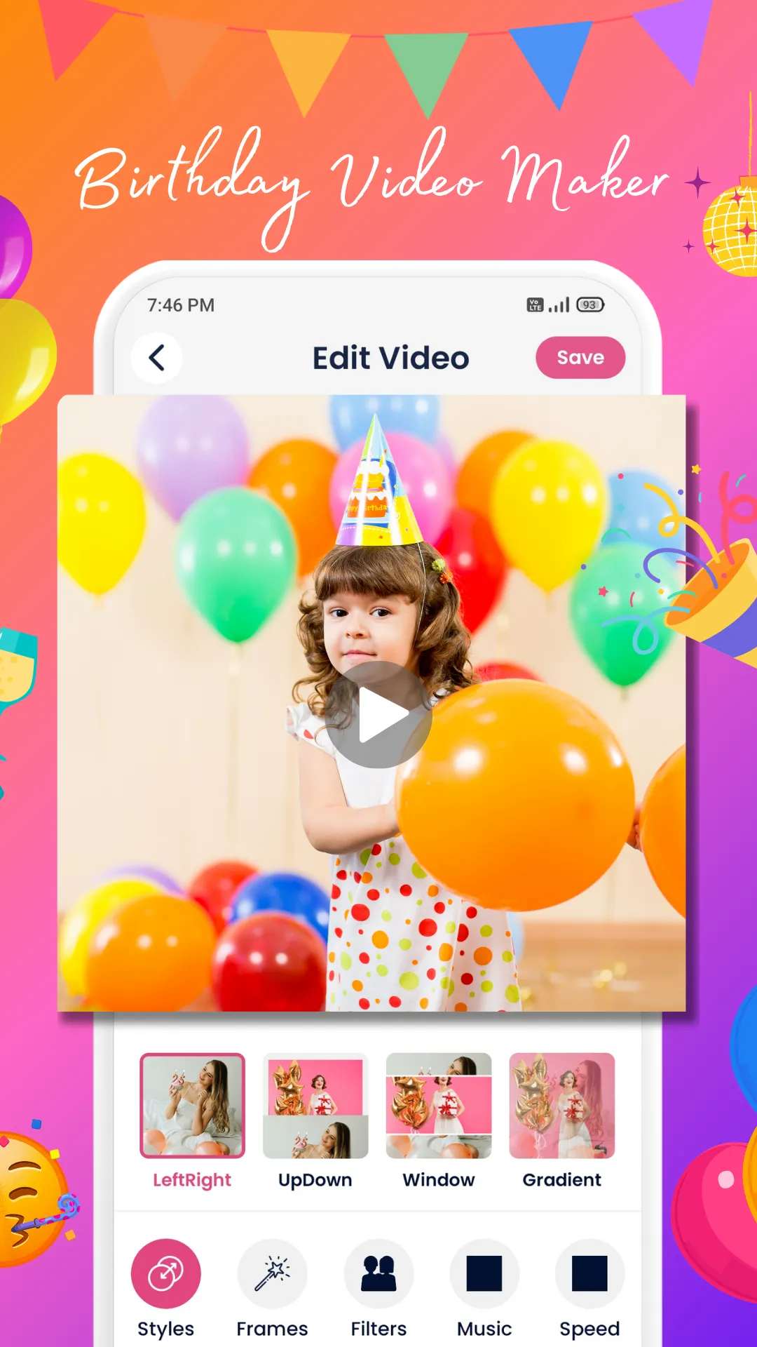 Birthday Status & Video Maker | Indus Appstore | Screenshot