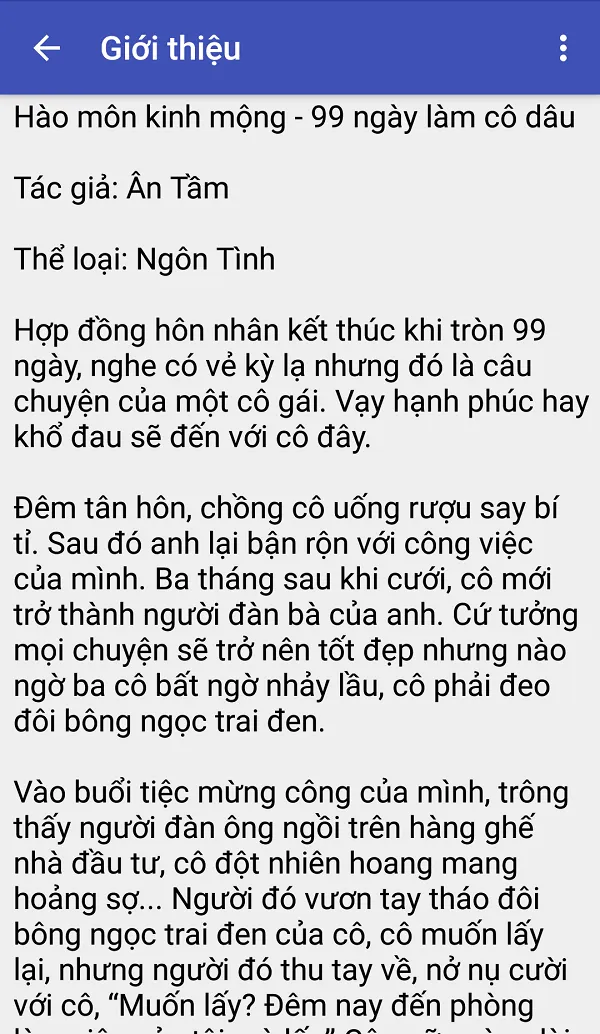 99 ngay lam co dau - Ngon tinh | Indus Appstore | Screenshot