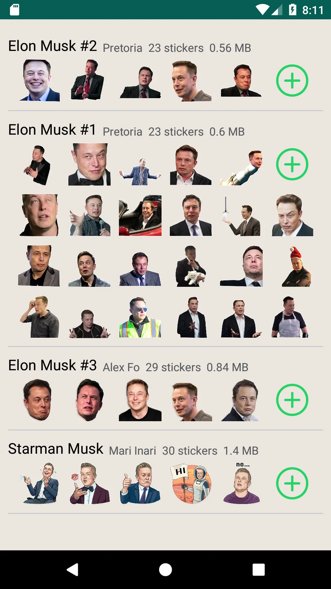 Elon Musk stickers for WAStick | Indus Appstore | Screenshot