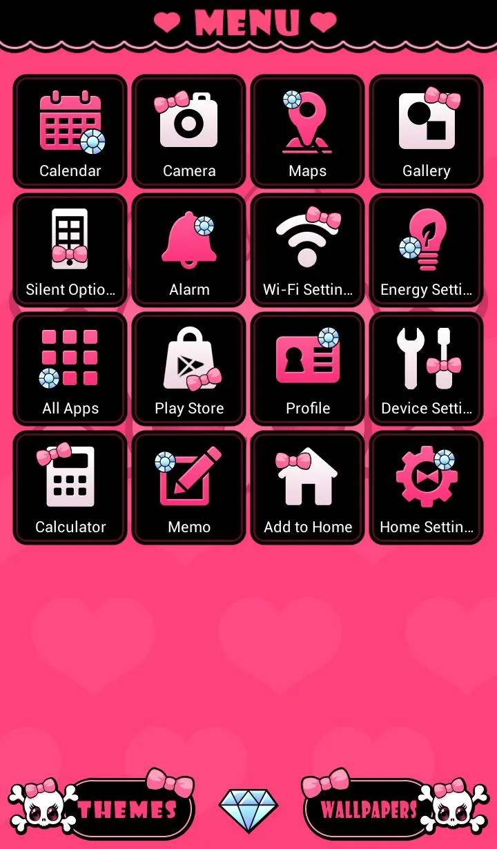 Big Eyed Skull Girl Theme | Indus Appstore | Screenshot