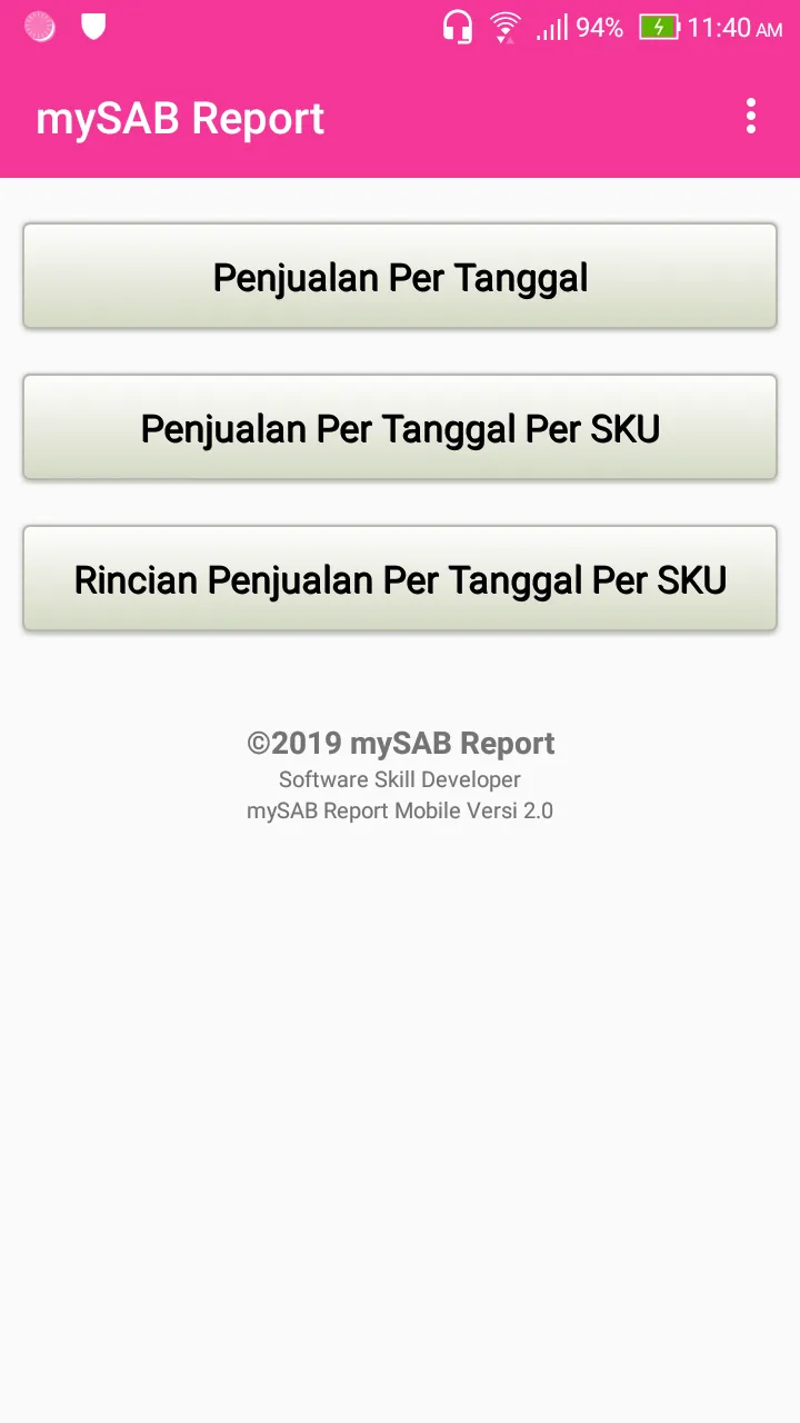 mySAB Report Depstore | Indus Appstore | Screenshot