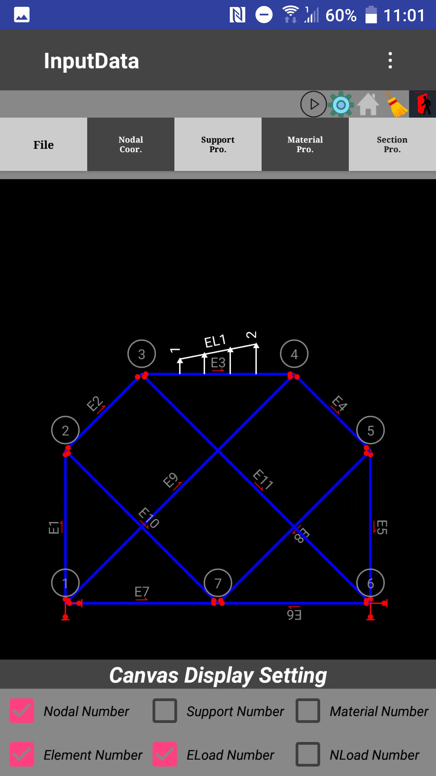 static analysis of plane frame | Indus Appstore | Screenshot