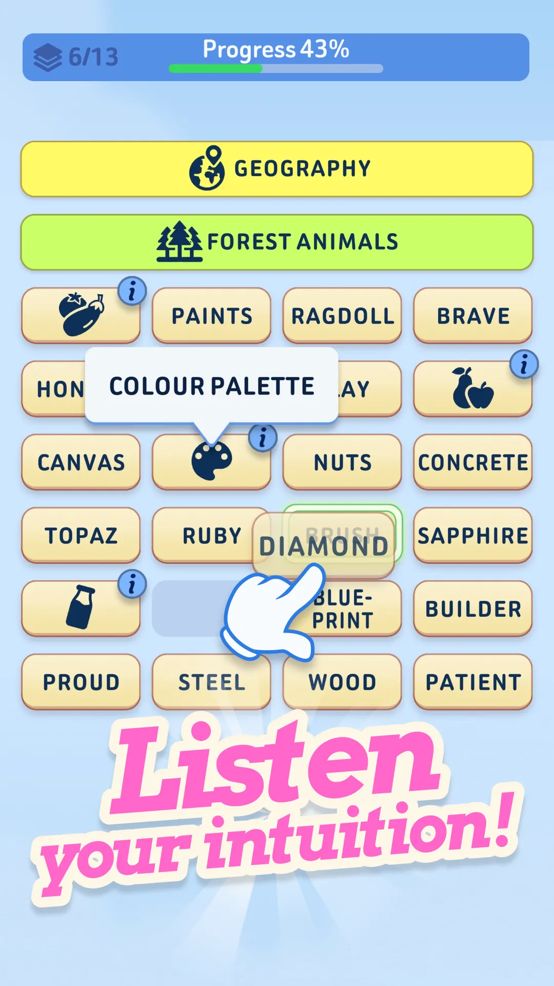 Word Bridges Logic Connections | Indus Appstore | Screenshot