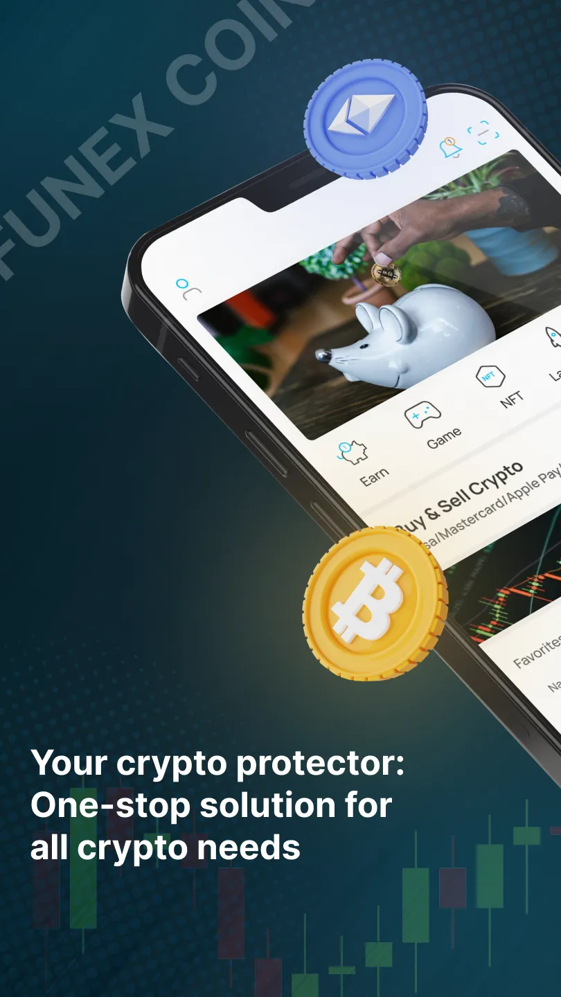 Funex: Crypto & Bitcoin Wallet | Indus Appstore | Screenshot