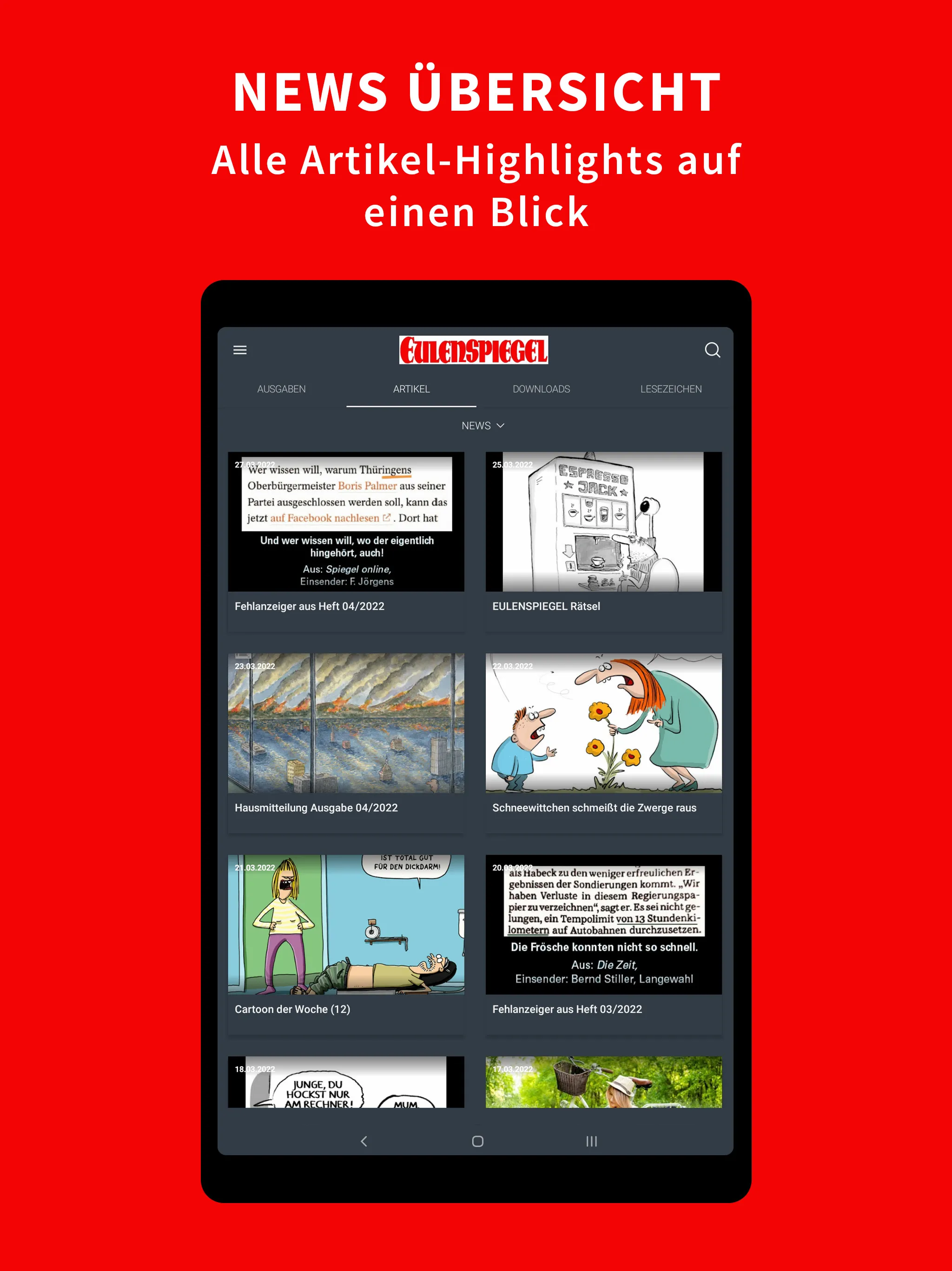 EULENSPIEGEL | Indus Appstore | Screenshot