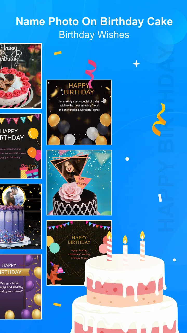 Name Photo On Birthday Cake | Indus Appstore | Screenshot