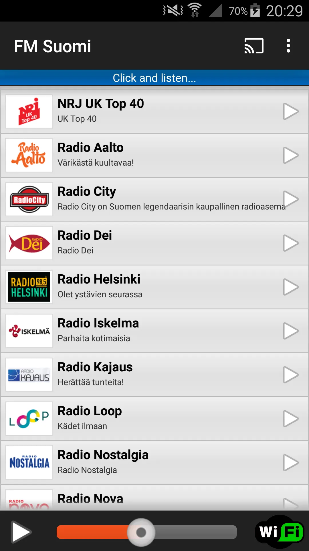 FM Suomi | Indus Appstore | Screenshot