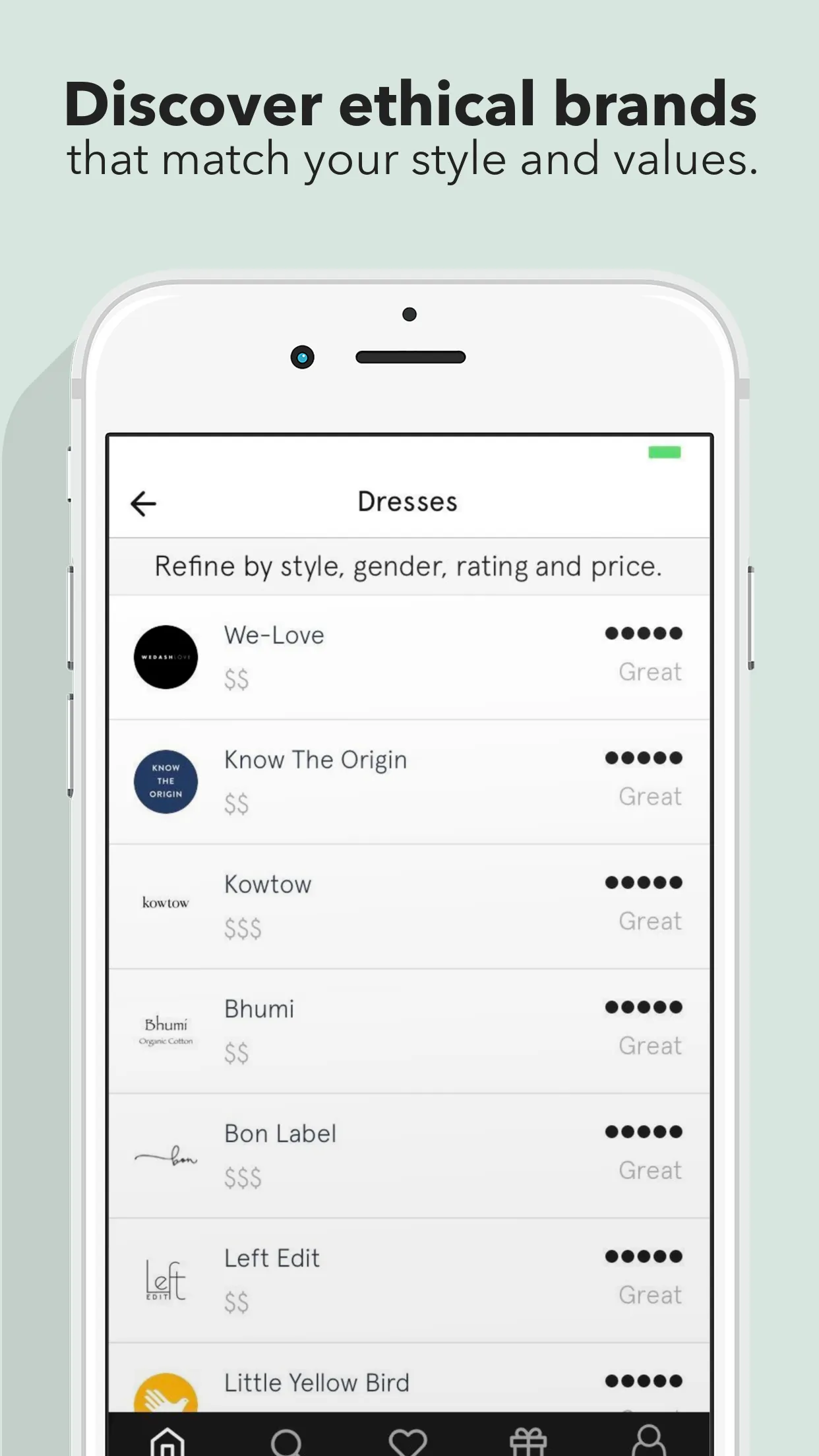 Good On You – Ethical Fashion | Indus Appstore | Screenshot