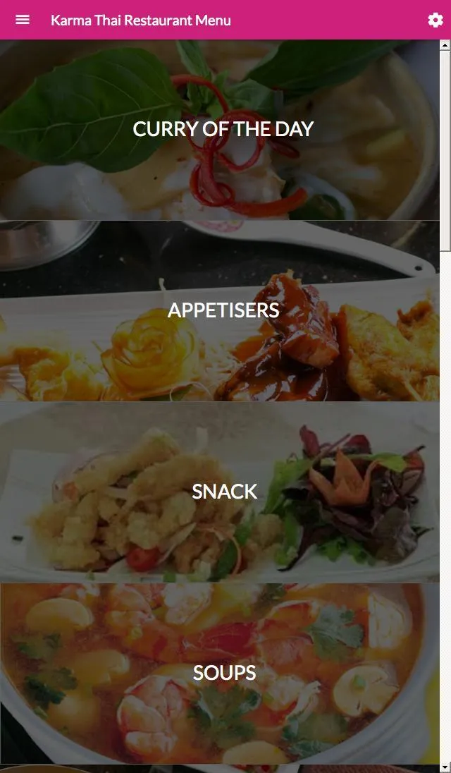 Karma Thai Restaurant | Indus Appstore | Screenshot