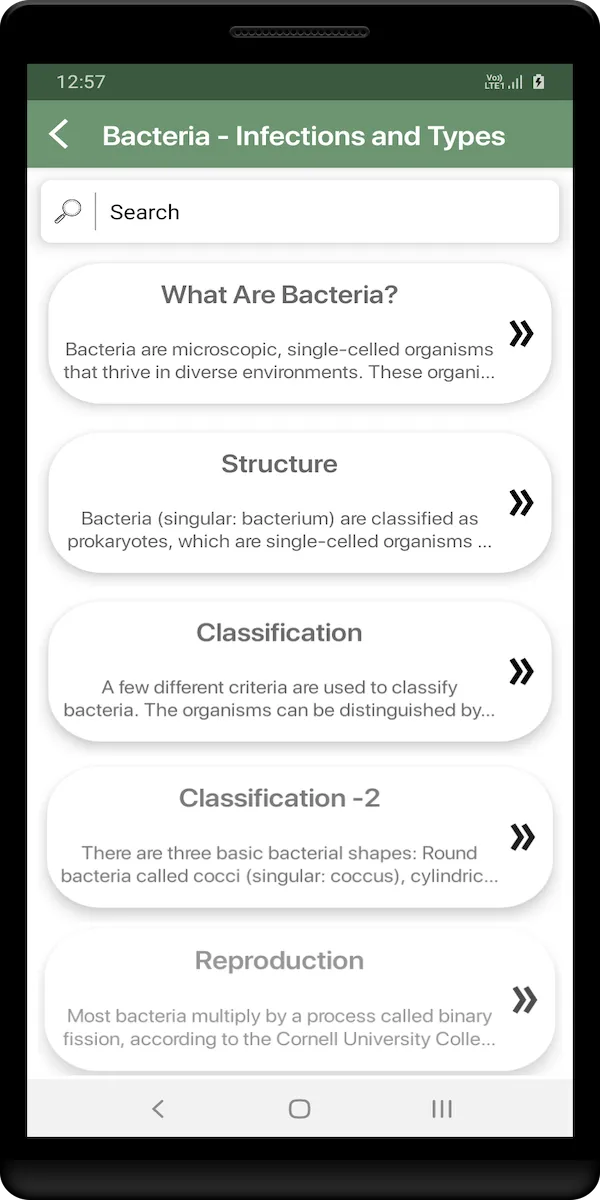 Bacteria - Infections and Type | Indus Appstore | Screenshot