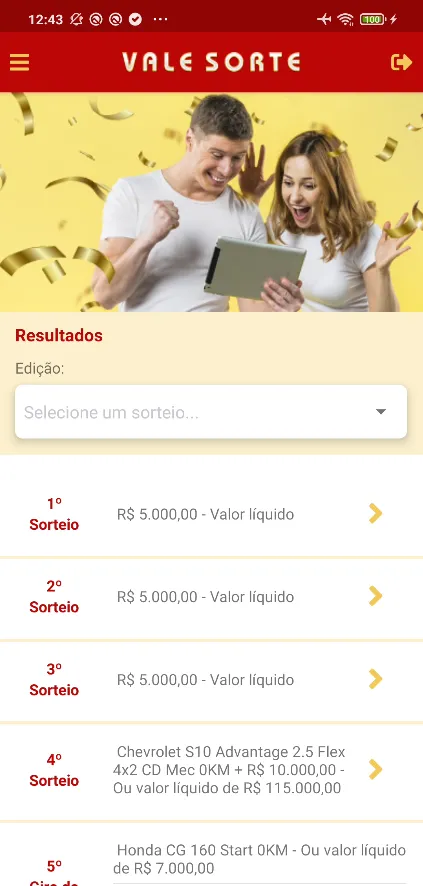 Vale Sorte | Indus Appstore | Screenshot